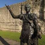 trajan-statue-london-wall